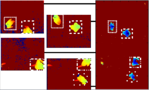 The four sensor signals merged after undistortion